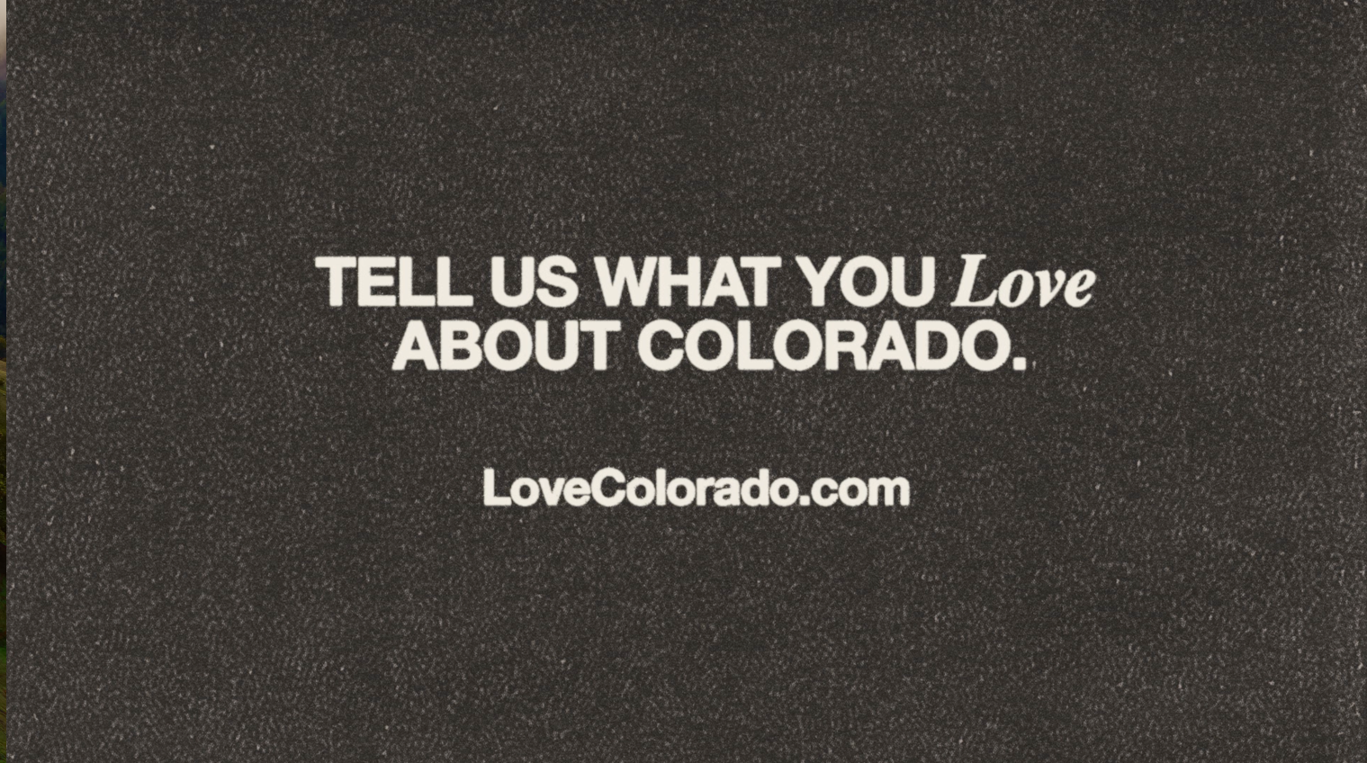 Love Colorado Campaign Social Media Asset