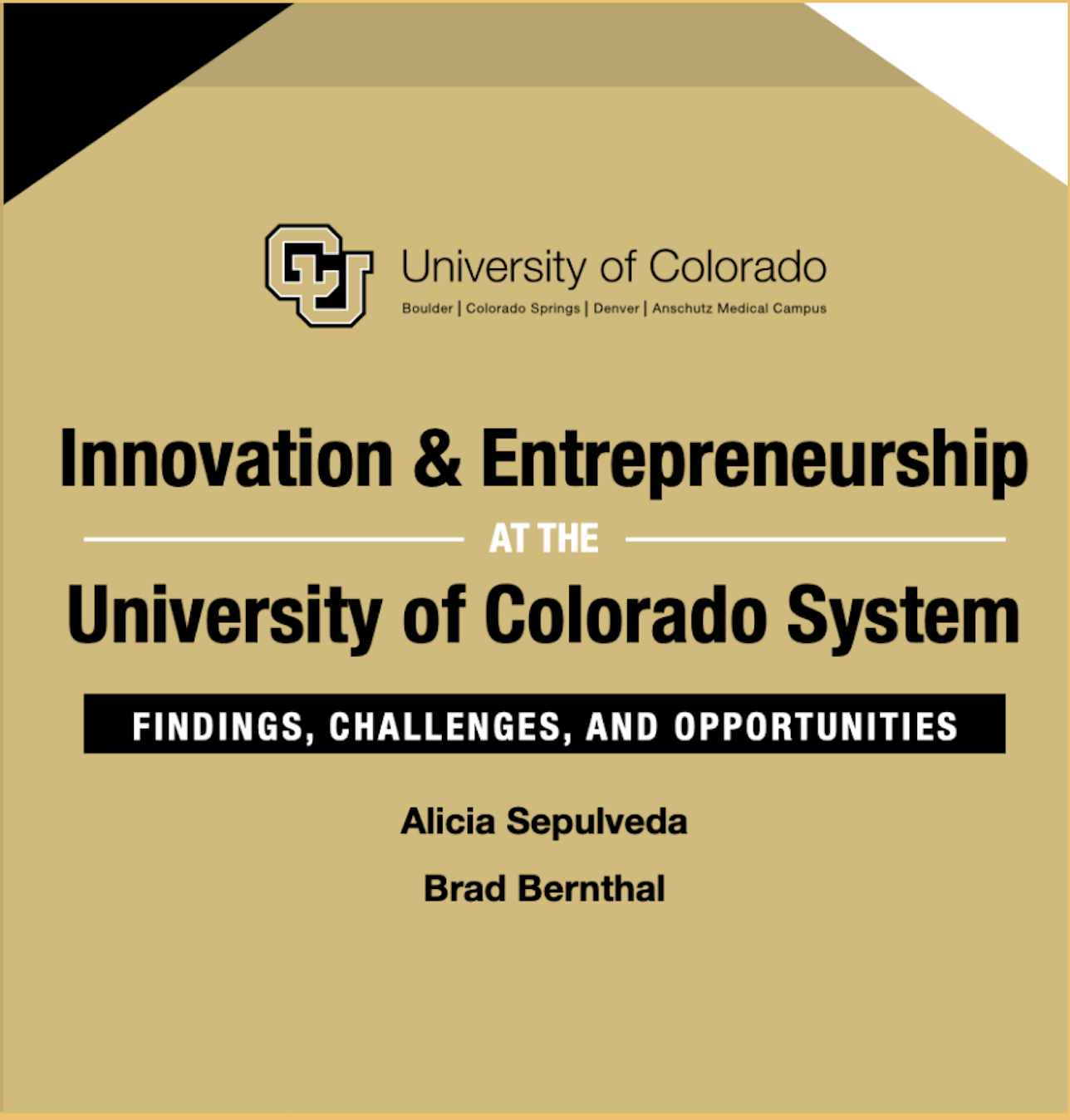 CU Innovation & Entrepreneurship Report