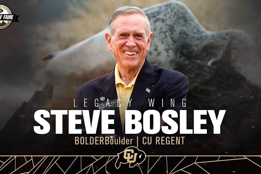 Steve Bosley, co-founder of the BOLDERBoulder 10K and former CU Regent