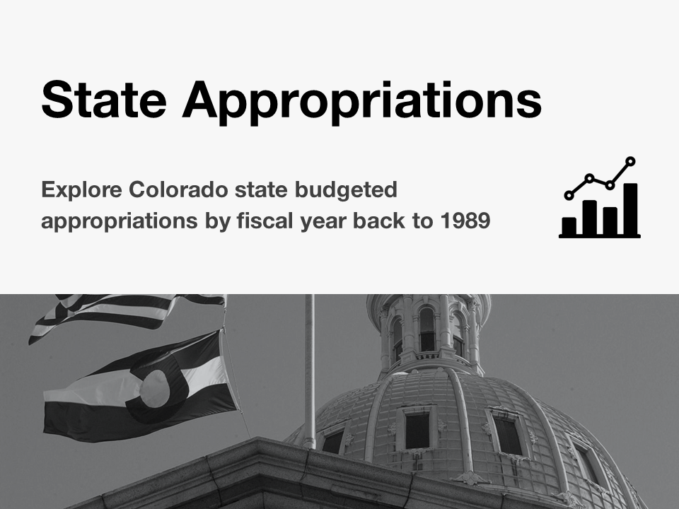 Colorado State Appropriations Report